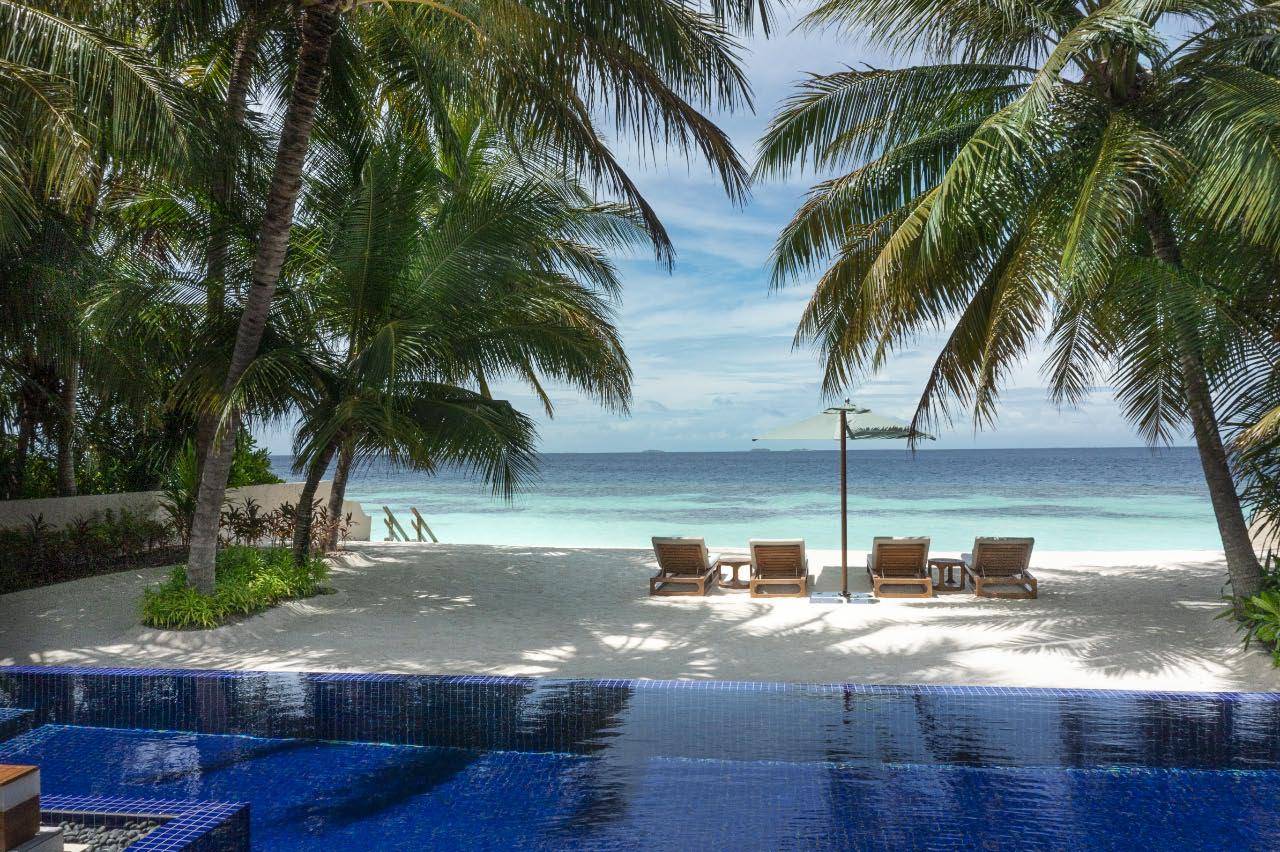 Three Bedroom Beach Pavilion with Pool,  Pool, Huvafen Fushi Maldives